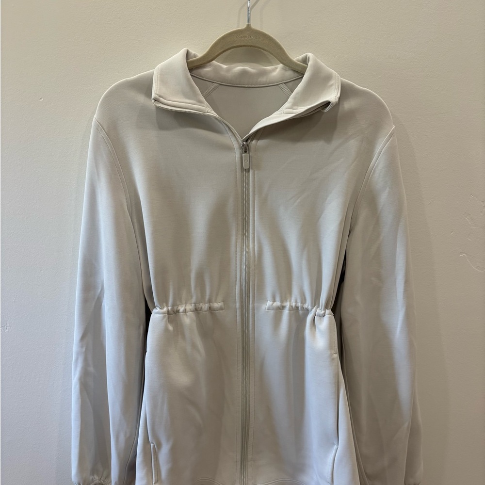 lululemon athletica Light Beige Full-Zip Jacket